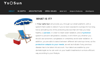 Your Safe Sun homepage